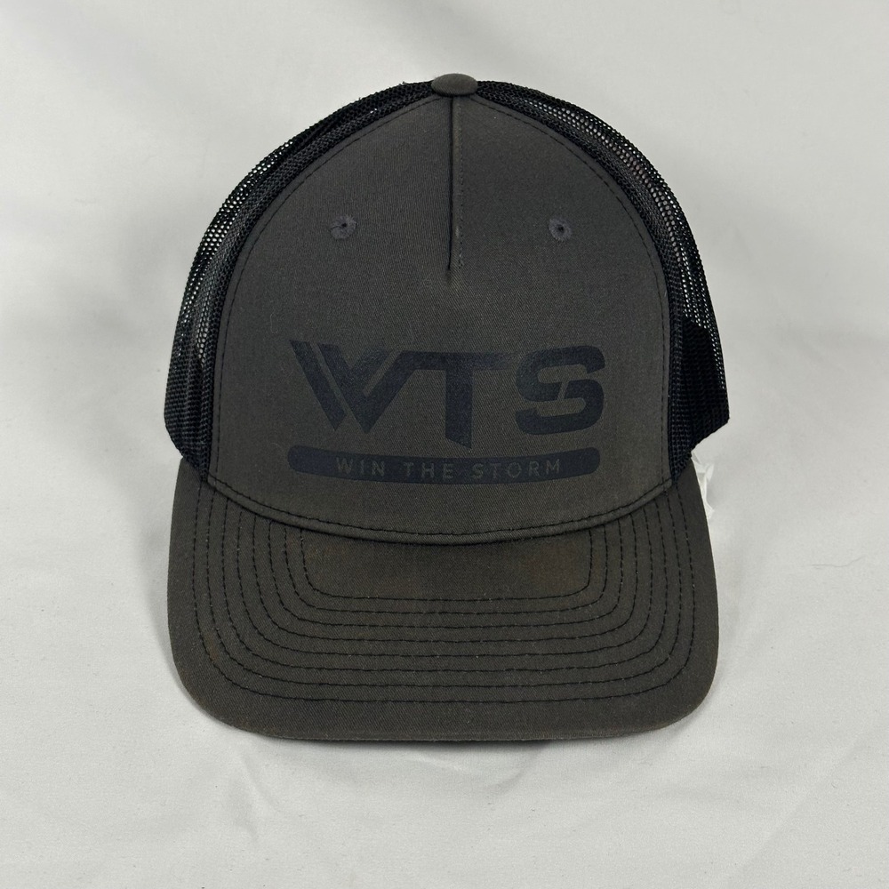 Win The Storm WTS Richardson Trucker Hat OSFA Black Style 112FP Snapback Cap